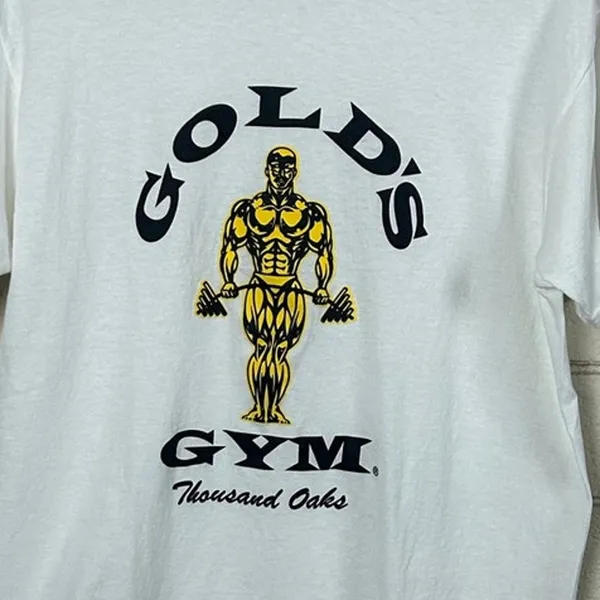 Gold’s Gym Thousand Oaks White Tee size M - Image 6