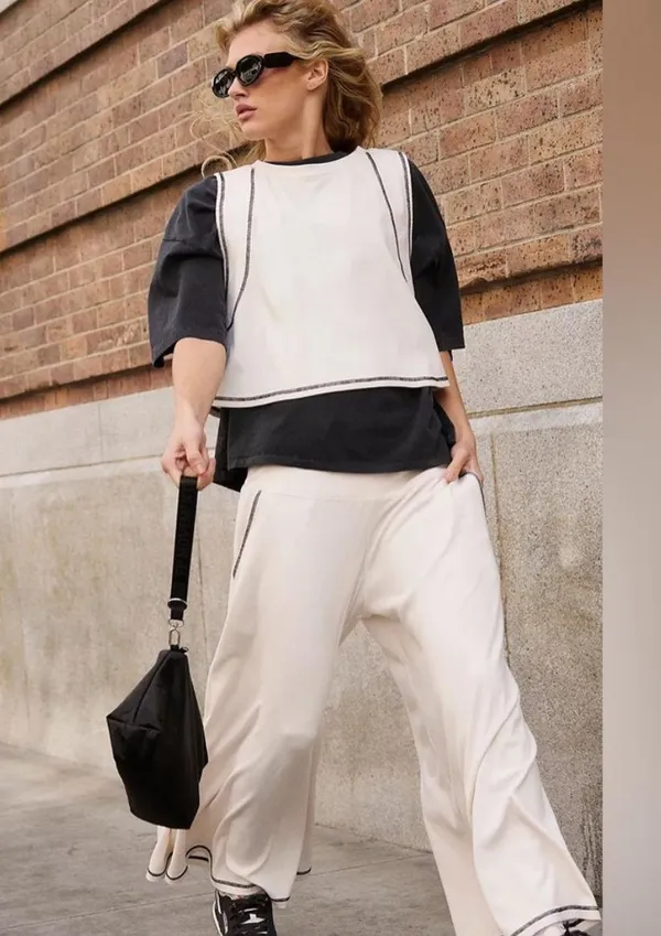NWT Free People Movement Double Dutch Set In Ivory Combo Size: S $128 MSRP No refunds or cancellations - Image 4