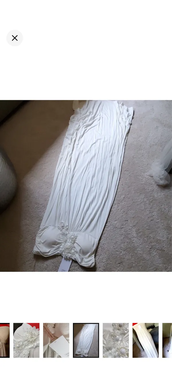 Gilli off white maxi dress size M Size M - Image 4