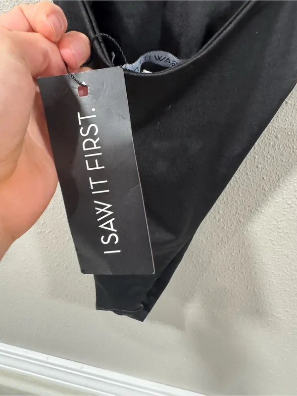 NWT I Saw It First Black Bodysuit - Image 5