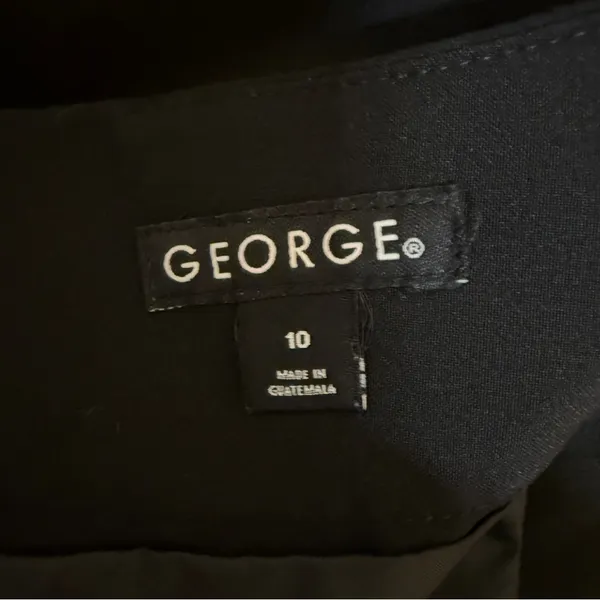 George Black Career Pencil Skirt Size 10 Lined Back Slit - Image 3