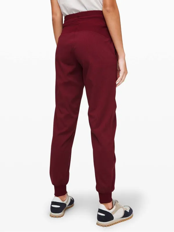 Lululemon Dance Studio Jogger Size 4 Deep Rouge Burgundy Swift Pants W5BPJS - Image 4