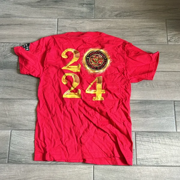 Hanes Chinatown historic district 2024 red tshirt - Image 5