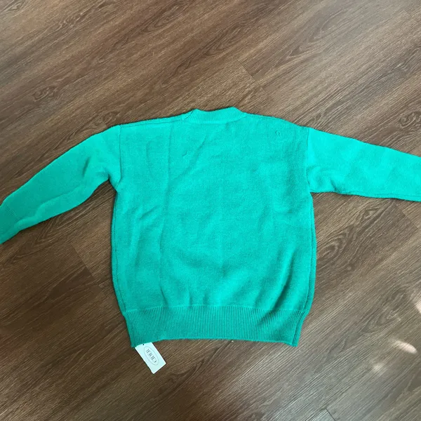 Cider Green Lucky Bear Knit Sweater - Image 3
