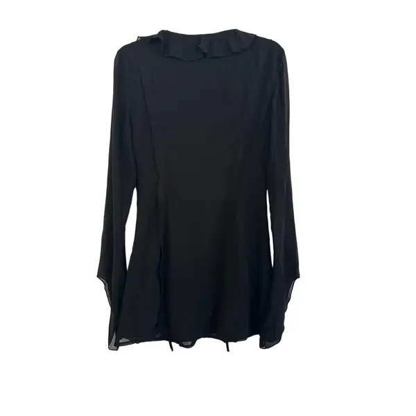 White Fox "Falling To Pieces" Long Sleeve Mini Dress in black size medium - Image 3