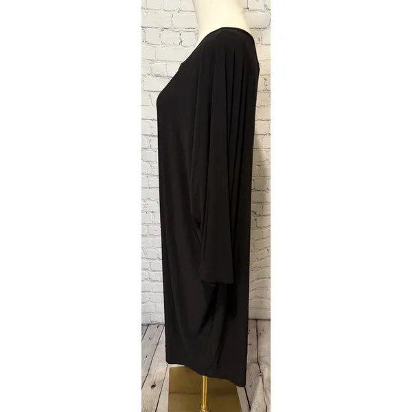 NWT Lane Bryant black shift dress Exposed 1/2 Zipper Plus Size 22/24 - Image 3