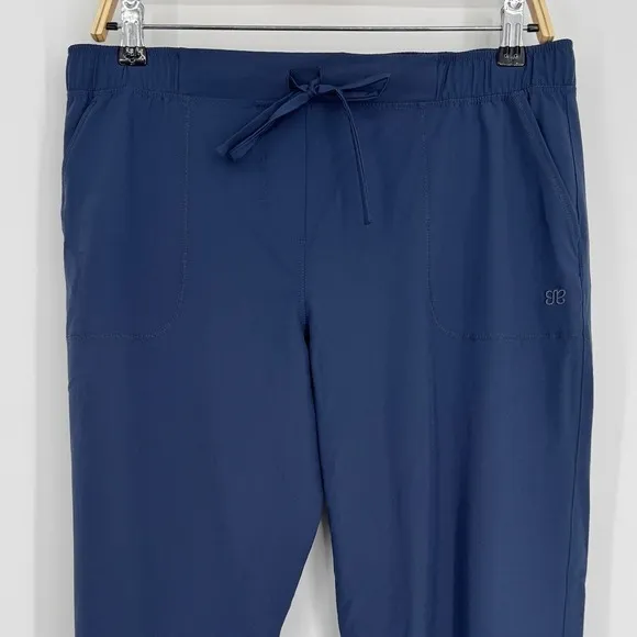 Albion Fit Jetset Jogger Pants Medium Petite Blue Comfort Athleisure‎ Casual - Image 5