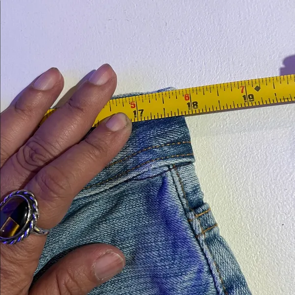 Polo Ralph Lauren Denim Blue Women's mini Skirt size 14 - Image 8