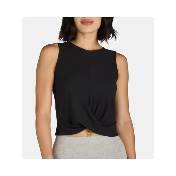 Avia Womens Performance Tank Top Size L Black Modal Twist Sleeveless Active NWT - Image 4