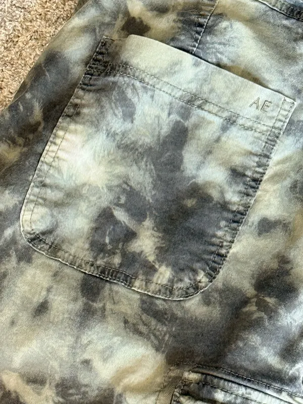 American Eagle Women’s Super Stretch Tie-Dye Cargo jogger pants size 18 Long - Image 8