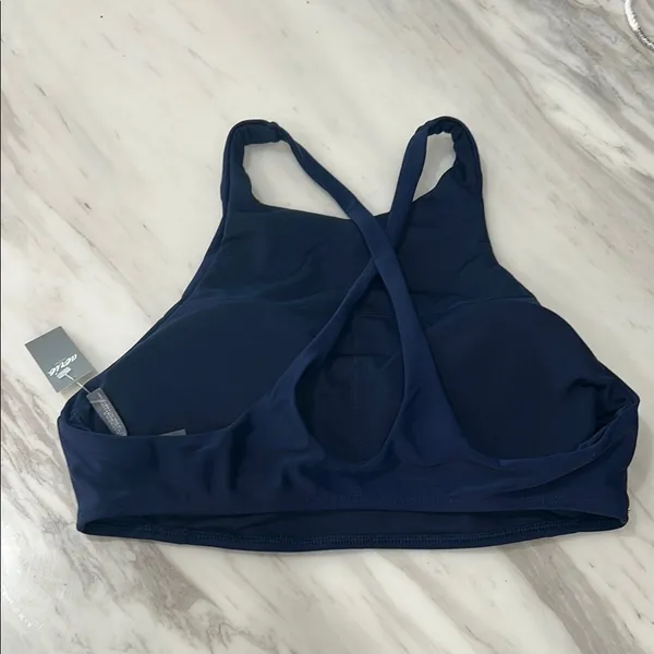 Aerie Navy Blue Swimsuit Top with Racerback Design - Image 3