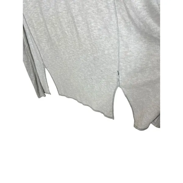 Aerie Gray Long Line Open‎ Front Cardigan Size M - Image 7