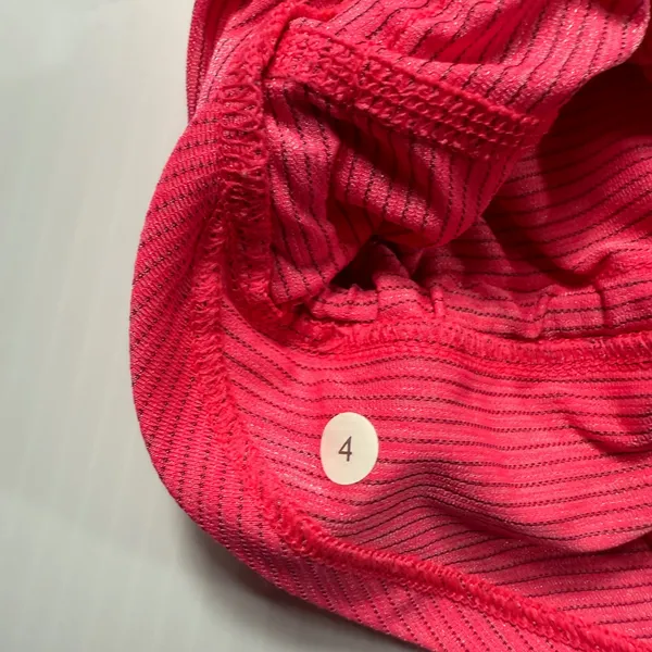 Lululemon Tank Top‎ Athletic Workout Racerback Drawstring Pink Size 4 - Image 5
