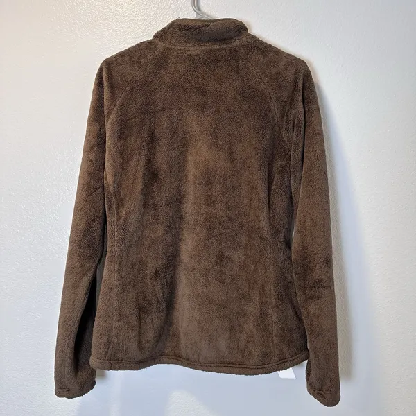 The North Face Size-L/G Womens Brown Fleece 1/4 Zip‎ Pullover Jacket - Image 8