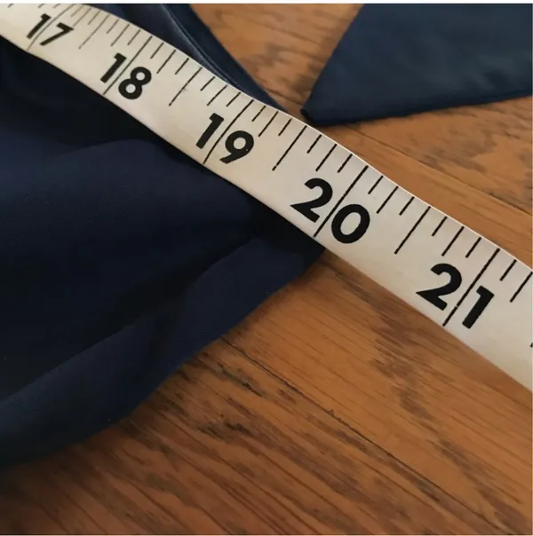 tiered maxi dress navy blue size L - Image 8