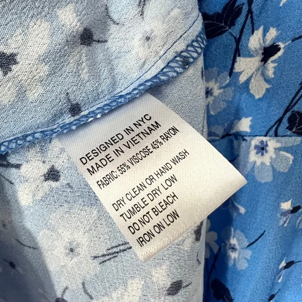 Yumi‎ Kim Ray of Light Blue Spring Floral Maxi Dress Size 6 – Feminine & Flowing - Image 10
