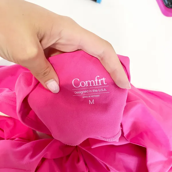 Comfrt ComfrtCore High-Waist Leggings Hot Pink Medium - Image 3