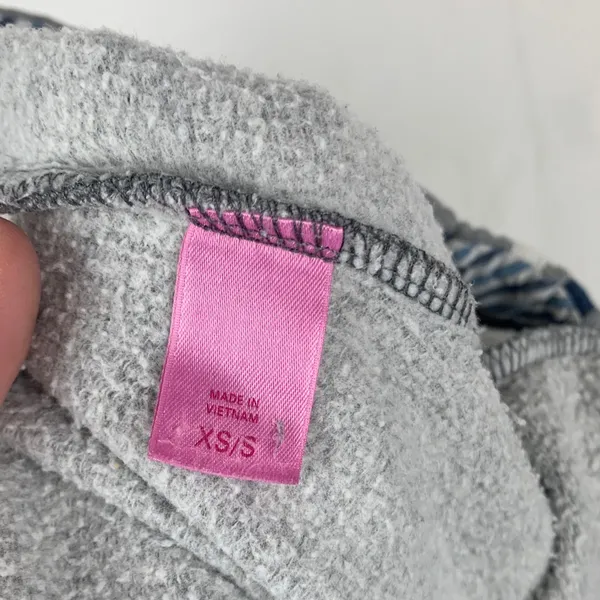 Pink Victorias secret xs small medium Gray Sweatpants y2k university - Image 10