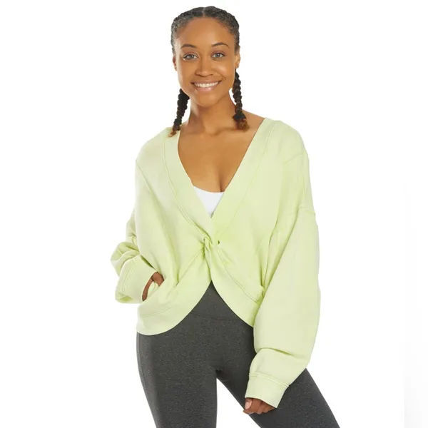 Free People Movement Go For Gold Reversible Pullover DYED gray size large - Image 11