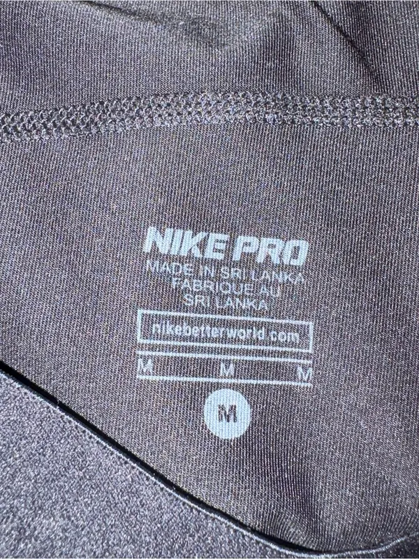 Nike pro black capri leggings M - Image 5