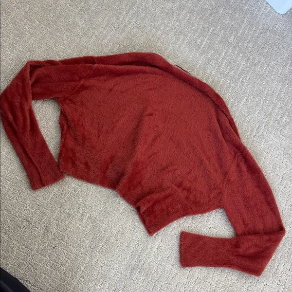 Free People So Soft Found My Friend cardi spiced brandy XS - Image 6