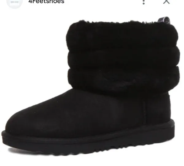 UGG Fluff Mini Quilted Bootie Sz 38 EU, US 7.5 - Image 2