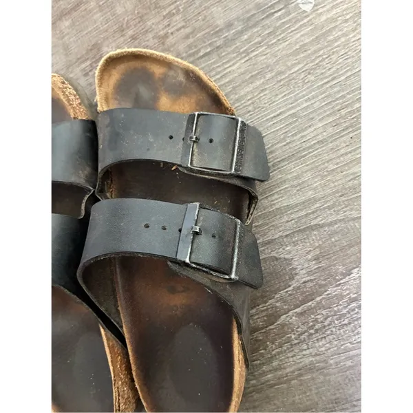Birkenstock Arizona Size 39 US 8-8.5 Leather Slide Sandals Beach Summer - Image 2