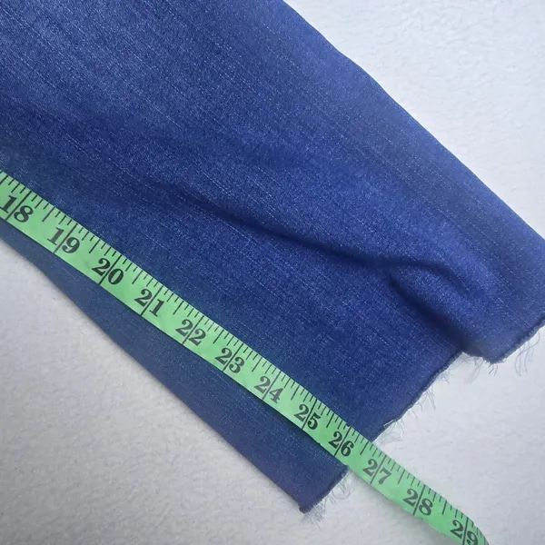 Madewell -1104 Cali‎ Demi-Boot High Rise Jeans Blue Raw Hem J0284 Size 26 - Image 10