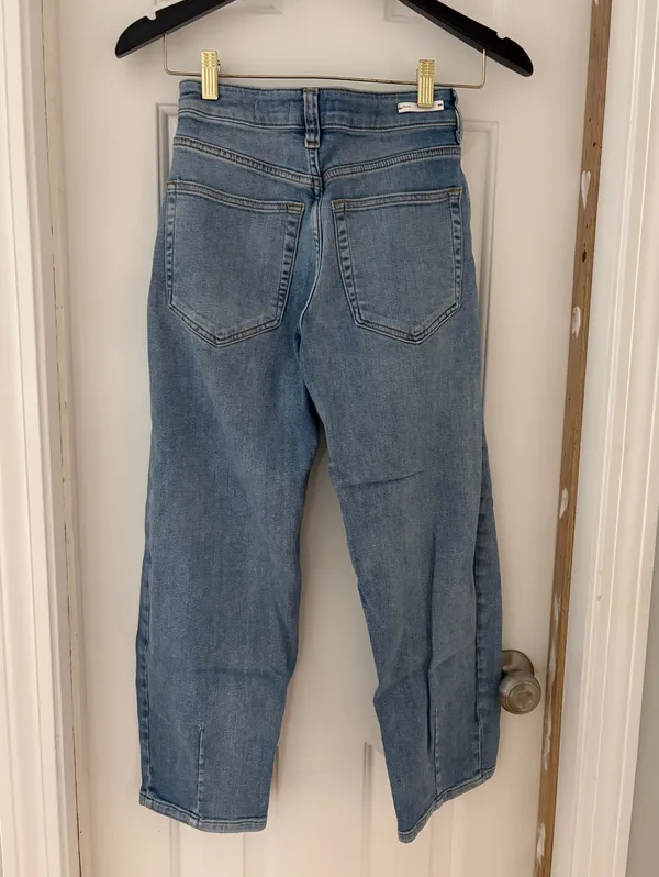 Anthropologie Pistola Eli High-Rise Taper Barrel Crop Jeans - Image 4