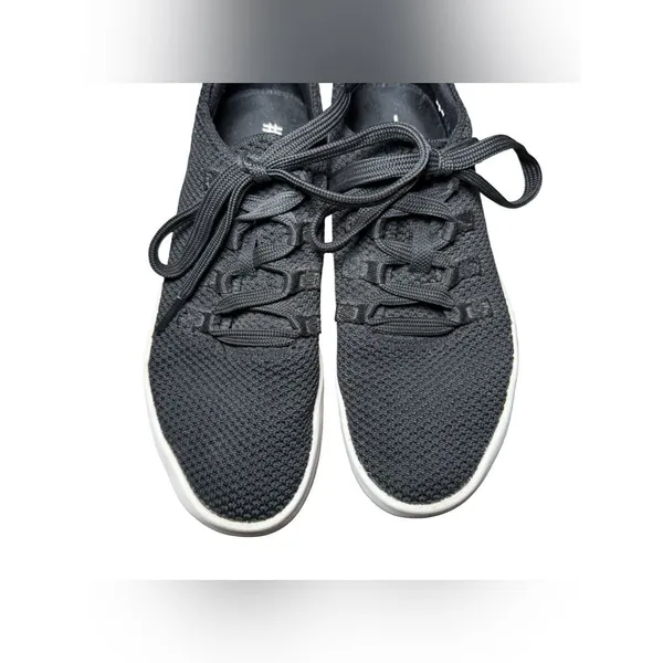 NOBULL Rec Knit Trainer Sneakers Black White unisex Mens 6.5 Womens 8 shoes - Image 5