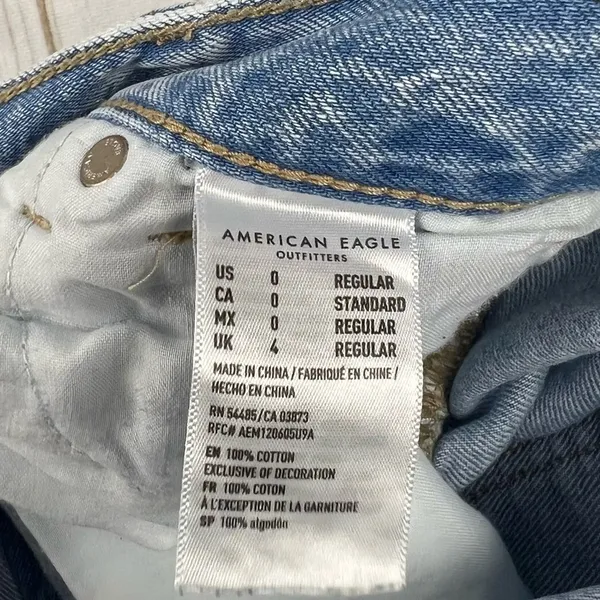 American Eagle mom jeans size 0 - Image 6
