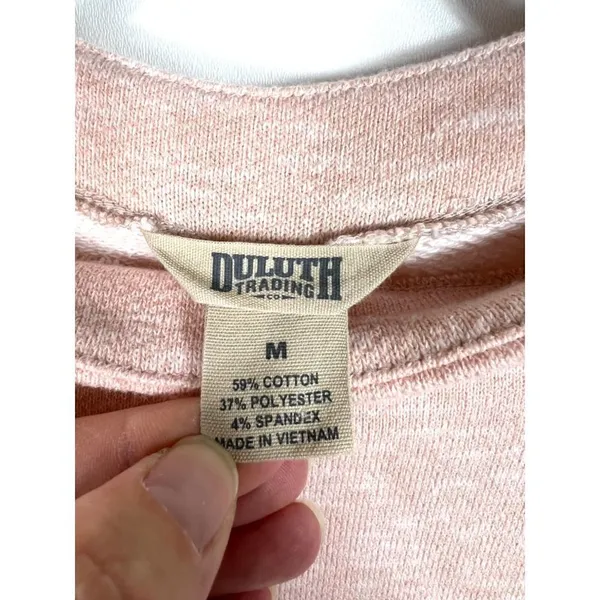 Duluth trading pink sweatshirt with pockets‎ Size M - Image 5
