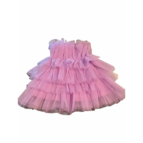 Lavender Mable Aileen Ruffle Mini Dress - Size S - Image 3