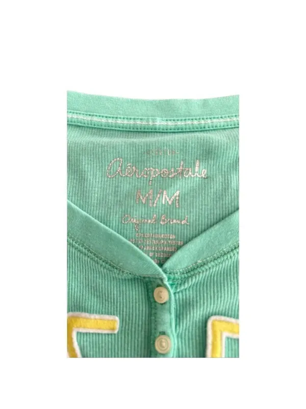 Aeropostale Y2K long-shirt with embroidered logo size M - Image 3