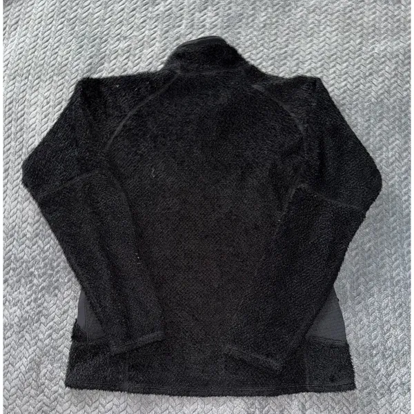 Patagonia Women's Black R1 Polartec Power Grid Full-Zip Fleece Jacket Sz Medium - Image 9