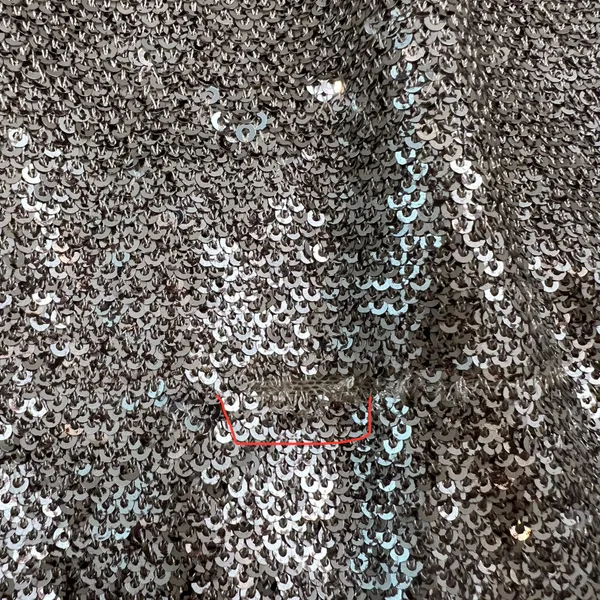 Free People flashing lights metallic sequined skirt - Image 7