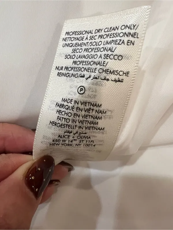 Alice + Olivia Mikaela Off White Square Neck Scuba Mini Dress NWT Size 8 - Image 10