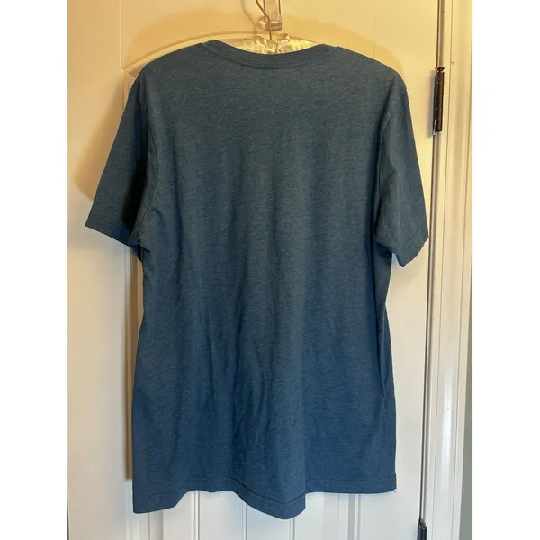 Be Kind To Everyone Smiley Face Graphic Tee Blue Bella Canvas Unisex Size Large - Image 14