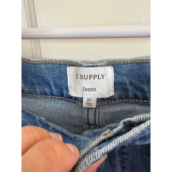 NWT Z Supply Nova High Rise Wide Leg Jean in Fresca size 27 - Image 5