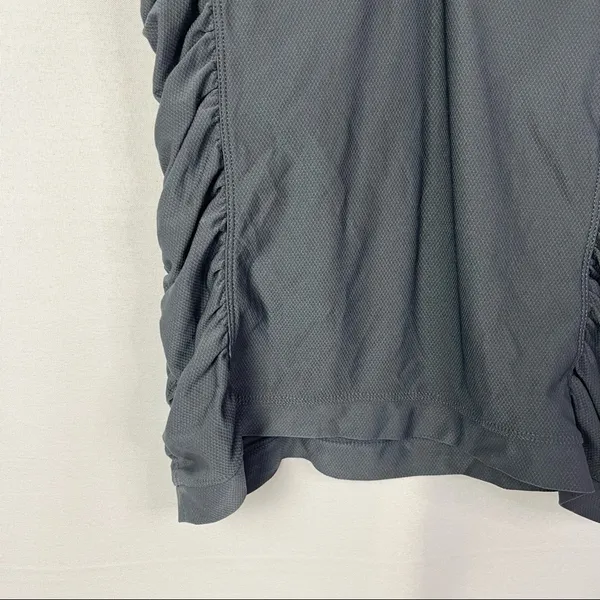 Athleta Gray Ruched‎ Side Birdie Short Sleeve Golf Polo XS - Image 4