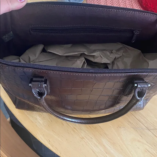 Esprit Vintage Dark Brown faux handbag - Image 7