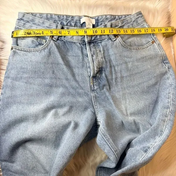 H&M Button Fly Straight Leg Jeans Size 10 - Image 10