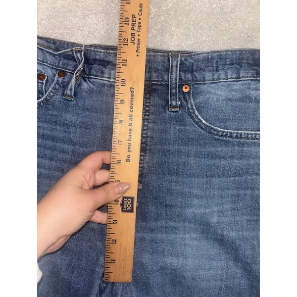 madewell the perfect‎ vintage jean 29 Raw Hem Side Slit Med Wash - Image 10