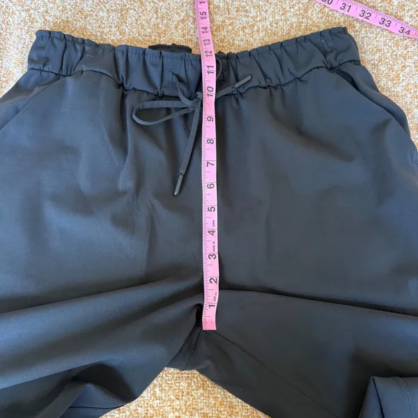 Lululemon Keep Moving Pant 7/8 High-Rise Black W5DCFS Size 10 Drawstring Jogger - Image 7