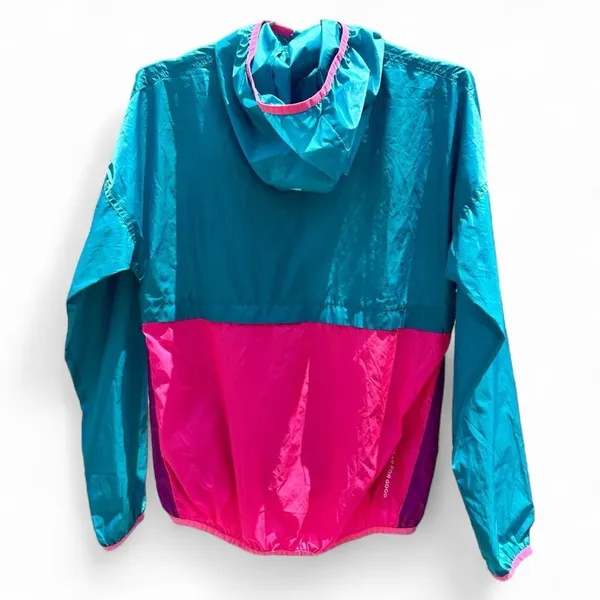 Cotopaxi Teca Windbreaker Jacket Blue Pink Colorblock XS Lightweight Gorpcore - Image 5