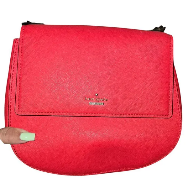 Kate Spade Red Cameron‎ Byrdie Saddle Bag - Image 3