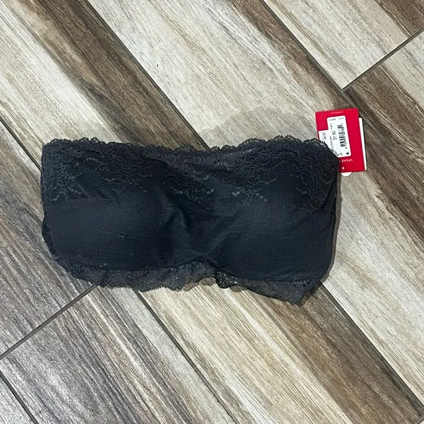 Spanx gray lace bralette small NWT - Image 2
