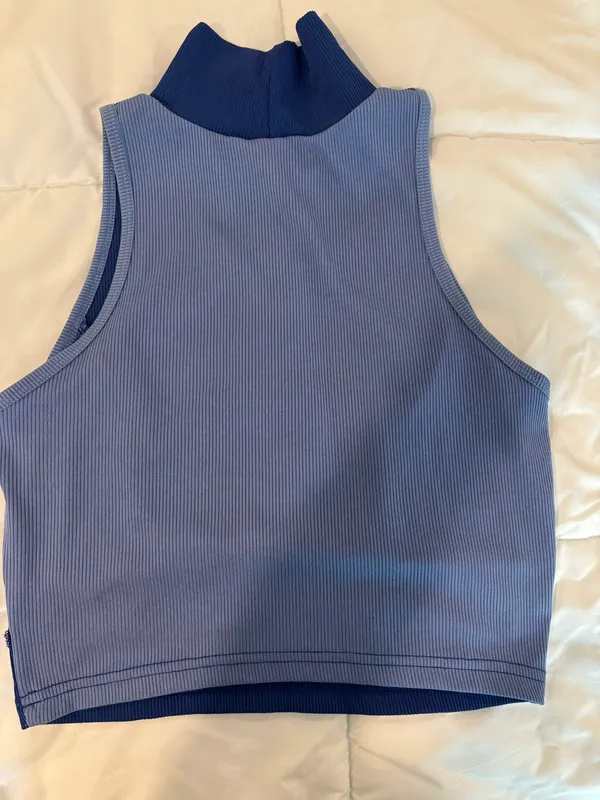 Blue Crop Top S - Image 3