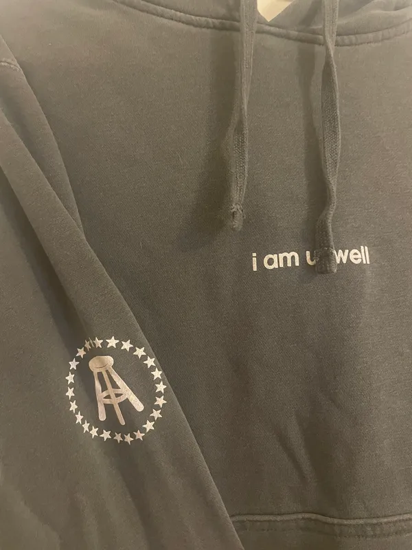 Barstool Grey Hoodie - Image 2