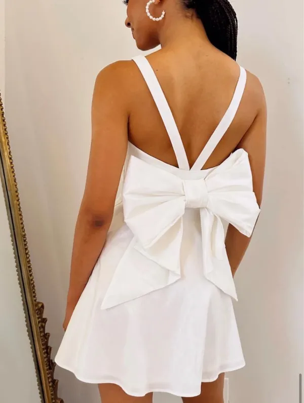 Show Me Your Mumu Mini Dress with Removable Bow - Image 2